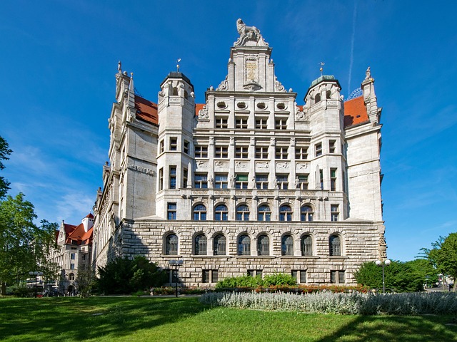 new town hall, leipzig, saxony