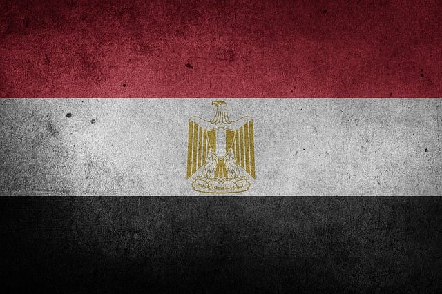 flag, egypt, africa